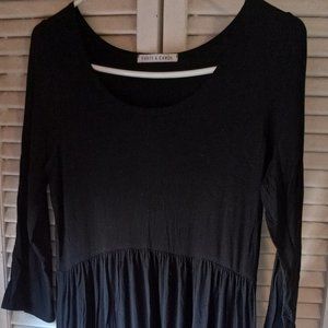 Chris and Carol black maxi dress